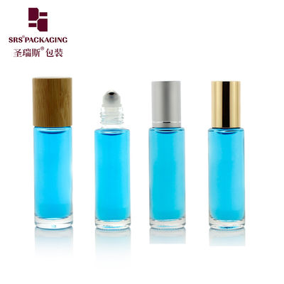 kopen Lekkagevrije Glazen Bamboe Roll-On Fles 15ml Capaciteit Aanpasbare Kleur Logo Anti-Acne Huidverzorging Roll-On online vervaardiging