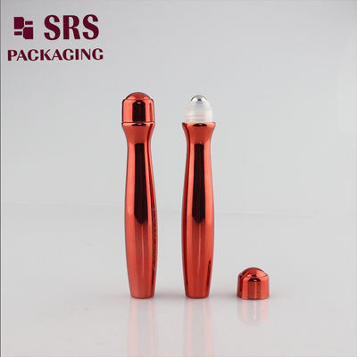 kopen SRS8447-15ML Fancy Glinsterend Rood Leeg Plastic Roll Op Fles Met Print online vervaardiging