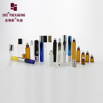 kopen Amber Glass Roll On Flasks voor essentiële olie Parfum geur olie aromatherapie online vervaardiging