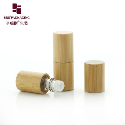 kopen BG-2ML Echte natuurlijke bamboe rol op fles Binnenglas fles voor aroma parfum olie glazen rolbal applicator online vervaardiging