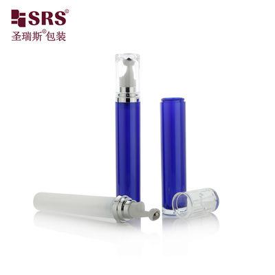 kopen LR001-15/20ML Acryl rolfles Blauw sproeien gekleurd met glanzende zilveren schouder online vervaardiging