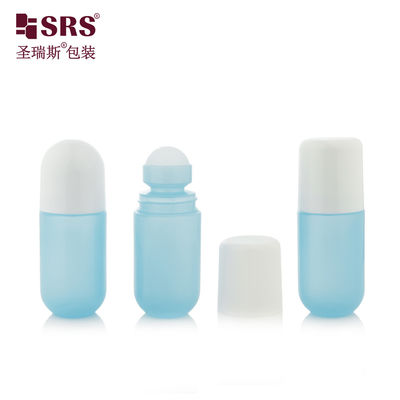 kopen RPPA-50 ml lege PP-plastic rolfles Blauwe ronde bovenkant holle bal voor gel online vervaardiging