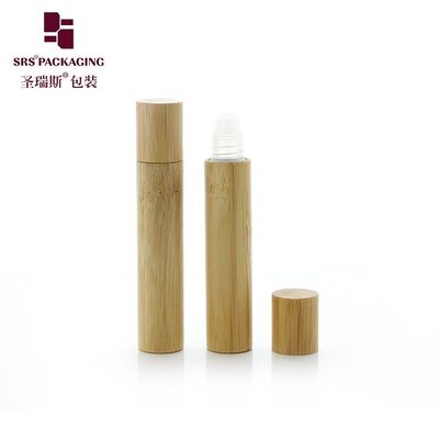 kopen BPP-8ML Natuurlijke Bamboe Houten Dop Plastic Rollerfles Voor Persoonlijke Verzorging Verpakking online vervaardiging