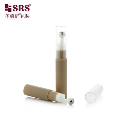 kopen A0031-10ML lege plastic rol op fles, luchtloze klei, bruine coating met heldere dop online vervaardiging