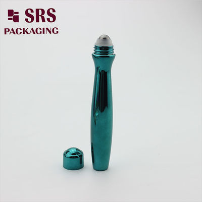 kopen SRS verpakking lege plastic oogcrème groene kleur 15ml rollerball fles online vervaardiging