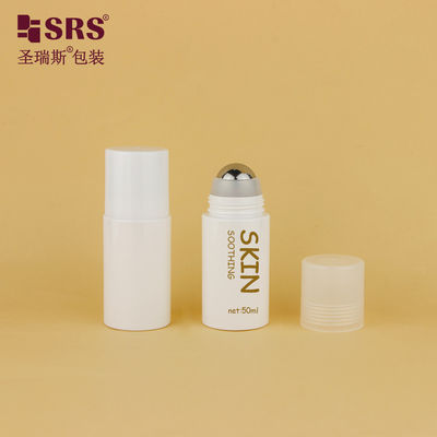 kopen Lege Witte PET PCR Plastic Stalen Roller Ball Applicator Fles PET30-60ML online vervaardiging