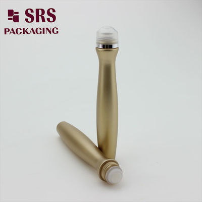kopen SRS verpakking lege plastic goudkleurige 15ml parfum roll-on fles online vervaardiging