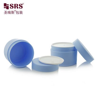 kopen SRSJK-150g Mat Blauw PP Plastic Dubbelwandige Pot Gerecycled Voor Haarverzorgingsverpakking online vervaardiging
