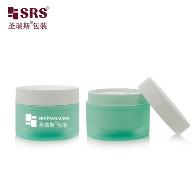 kopen SRSJK-200g Mintgroene Custom Matte PP Plastic Crème Pot voor Haarverzorging online vervaardiging