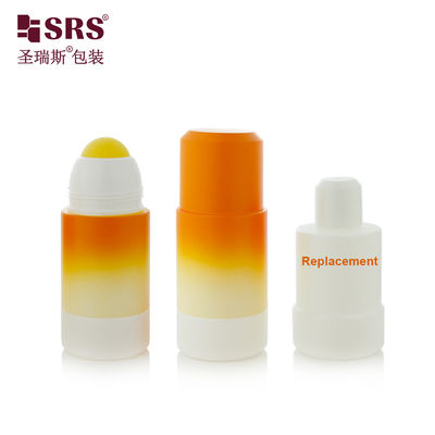 kopen 75 ml RPPE P Custom Gradient Orange Matte Mould Leeg Rollen Op Fles voor esthetische spierverzachtende gel toepassing online vervaardiging