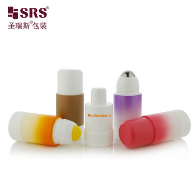 kopen PP PCR Navulbare Roll-On Parfumfles van Plastic 50ml 75ml Milieuvriendelijk Cilindrisch Rond Ontwerp voor Persoonlijke Verzorging online vervaardiging