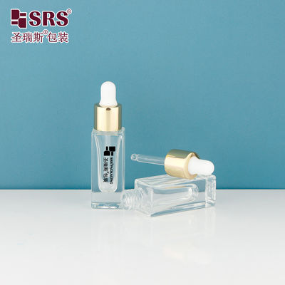 kopen D543-5ml 5ml-10ml lege heldere transparante druppelfles Gratis monster met gouden kraag Voor bulk aankoop online vervaardiging