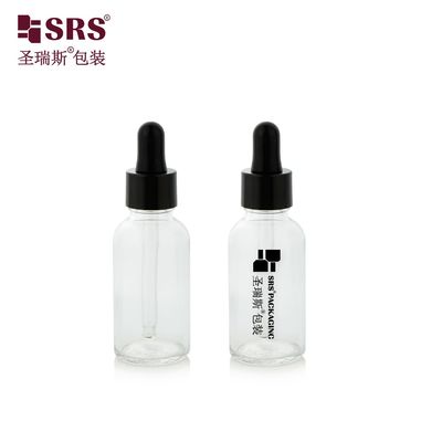 kopen D001-50ml Persoonlijke Verzorging Farmaceutische Lege Transparante Glazen Materiaal Druppelfles Met Glas en Zeefdruk Logo Aanpassing online vervaardiging