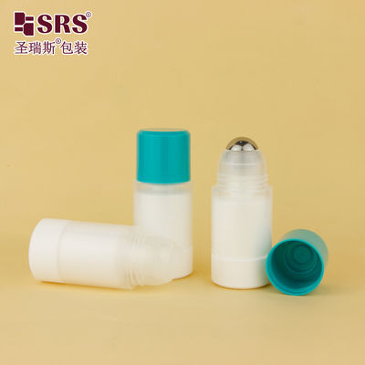 kopen RPPE 50 ml Eco Friendly Roll On Container Primaire verpakking voor het bevatten van vloeibare deodorantformule met edelsteenballen online vervaardiging