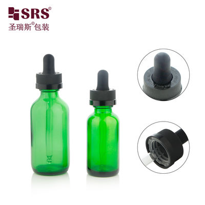 kopen 30ml 60ml Hot Selling Glass Dropper Bottle with Child Resistant Cap for Skincare Serum Oil online vervaardiging