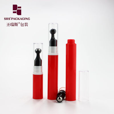 kopen Lege 5 ml 10 ml 12 ml 15 ml plastic rode kleur persoogserum airless pompfles online vervaardiging