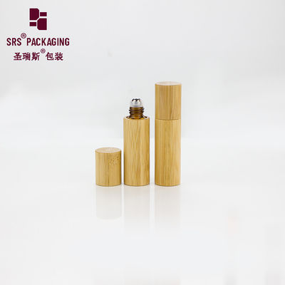 kopen SRS Natuurlijke Bamboe Cosmetische Mini Parfum Amber Glazen Roll-on Fles 5ml online vervaardiging