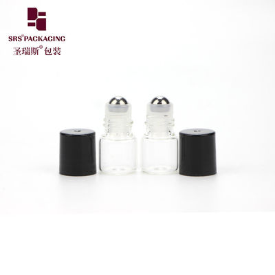 kopen Groothandel cosmetische mini transparante kleur ronde etherische olie 1 ml glazen rol op fles online vervaardiging
