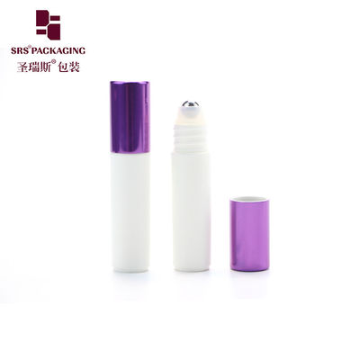 kopen RPA-5ML Witte Roll-On met Gouden Dop PP PCR Rollerfles Zilveren Aluminium Dop met Stalen Kogel Lege Verpakking online vervaardiging