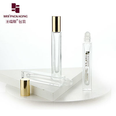 kopen GB2-10ml Lege Glazen Parfumfles Met Gouden Aluminium Dop Met Hotstamping Logo online vervaardiging