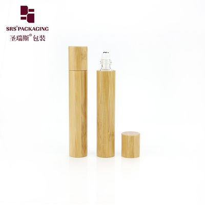 kopen Op Voorraad 15ml Lege Bamboe Rollerfles Met Bamboe Schroefdop Binnenste Glazen Fles Voor Parfum Essentiële Oliën online vervaardiging