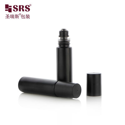 kopen Glazen Matte Zwarte Roll-On Container met Aanpasbare Kleur en Logo voor Draagbare Parfumfles online vervaardiging