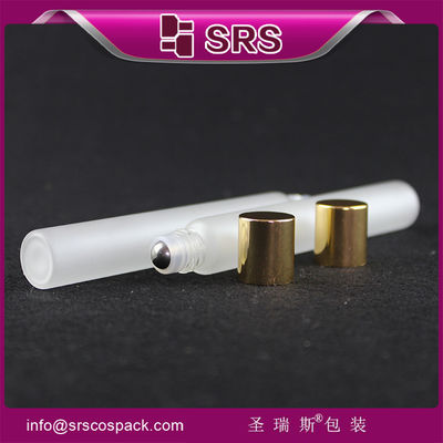 12 ml transparante lege frostglasfles met essentiële olie