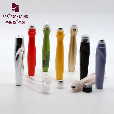 SRS8447-15ML Mat Zwart PETG Roll On Fles Aangepast Voor Oogserum