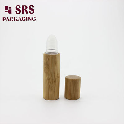 SRS 10 ml echte bamboe plastic roll-on fles met plastic bal