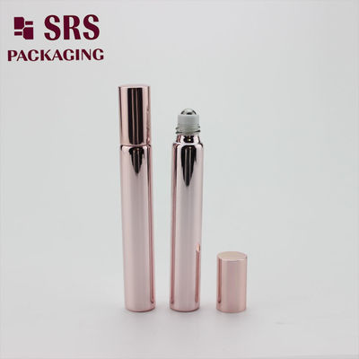 SRS cosmetische lege 10 ml roségouden glazen rolfles voor parfum