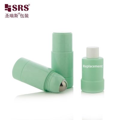 Hervulbare PP PCR-rol op fles 50 ml 75 ml voor cosmetische deodorant