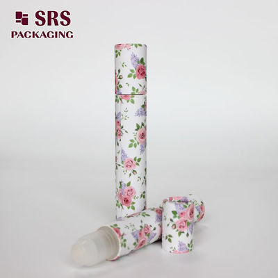 SRS lege cosmetische 15ml plastic roll-on fles met papieren verpakking