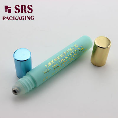 SRS lege cosmetische 8 ml blauwe plastic oogcrème rollerbalfles