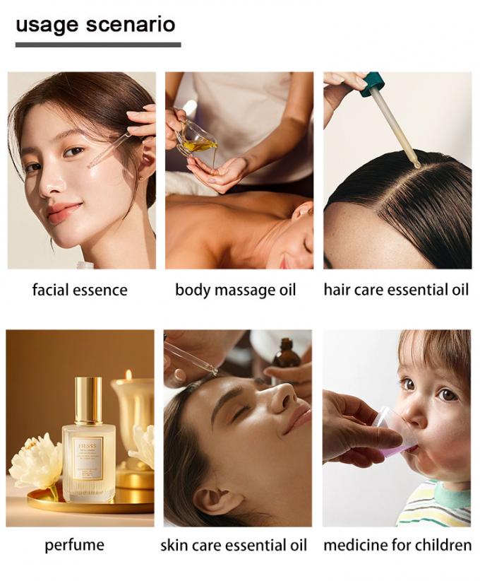 Zwarte plastic druppelfles van glas 5ml 10ml 15ml 20ml 30ml 50ml 100ml voor olie 2